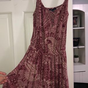 American eagle red dress